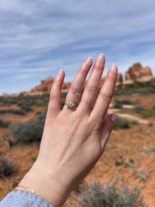 Heirloom Marquis Engagement Ring